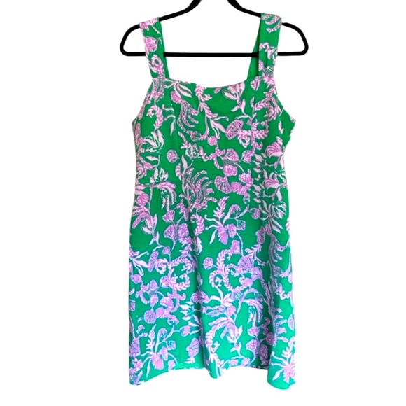 NWT Lilly Pulitzer Size 12 Dresses | Lilly Pulitzer Montrey Stretch Shift Dress - Picture 4 of 6